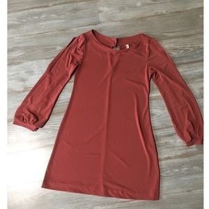 Lizard Thicket Boutique Long-Sleeve Dress